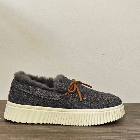 Skechers Women's Cozy Ojai Mocassin Casual Sneakers Size 7 Grey NWT - Picture 7 of 9